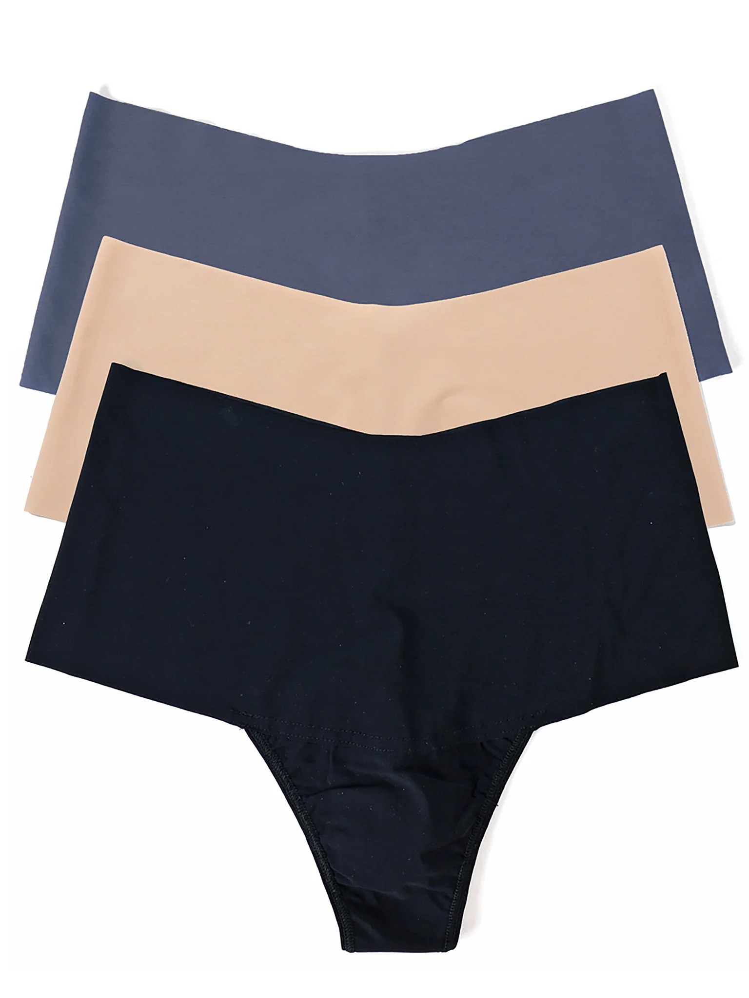 Under The Radar 3 Pack BreatheSoft? High Rise Thongs