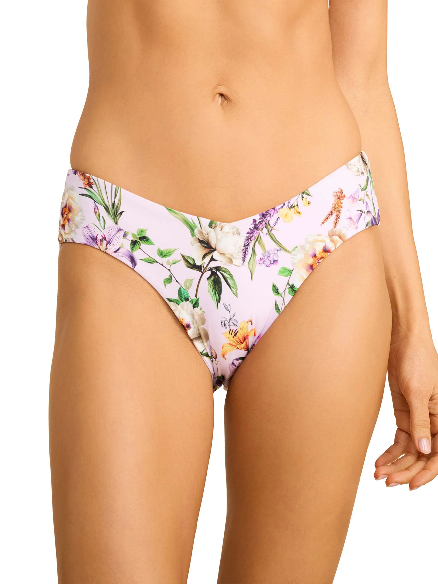 V-Kini Swimsuit Bottom Fawning Flora Purple Sale