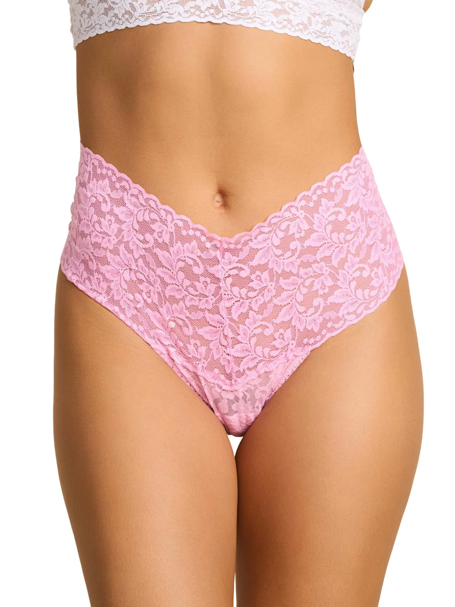 Retro Lace Thong Strawberry Lemonade Pink Sale