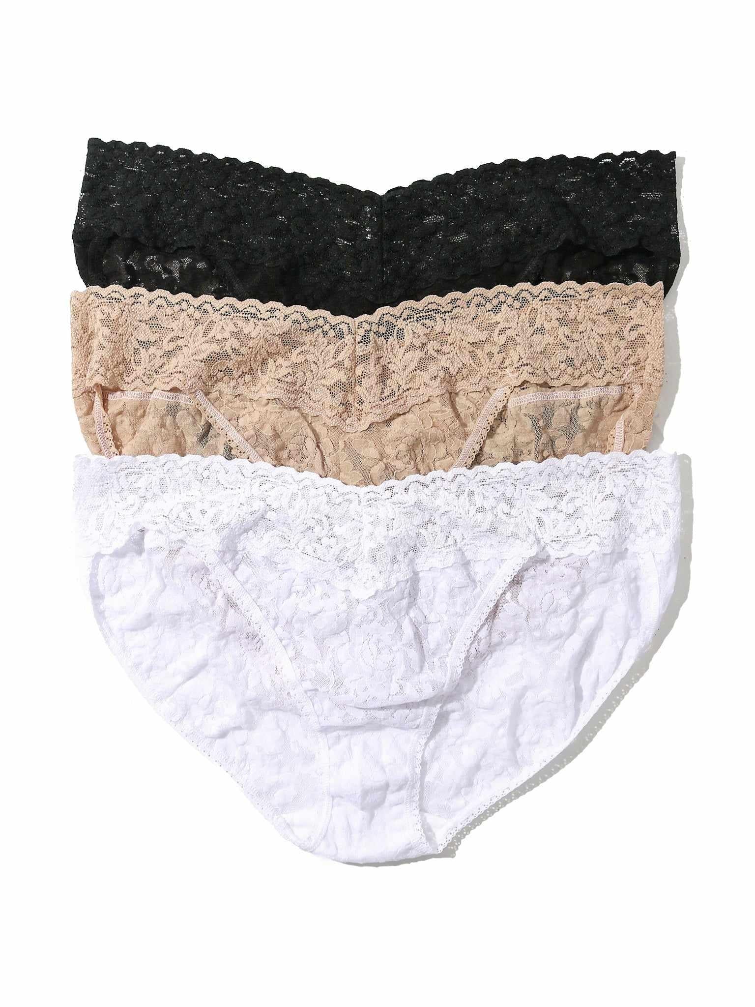 Tr??s Chic 3 Pack Signature Lace? V-kini