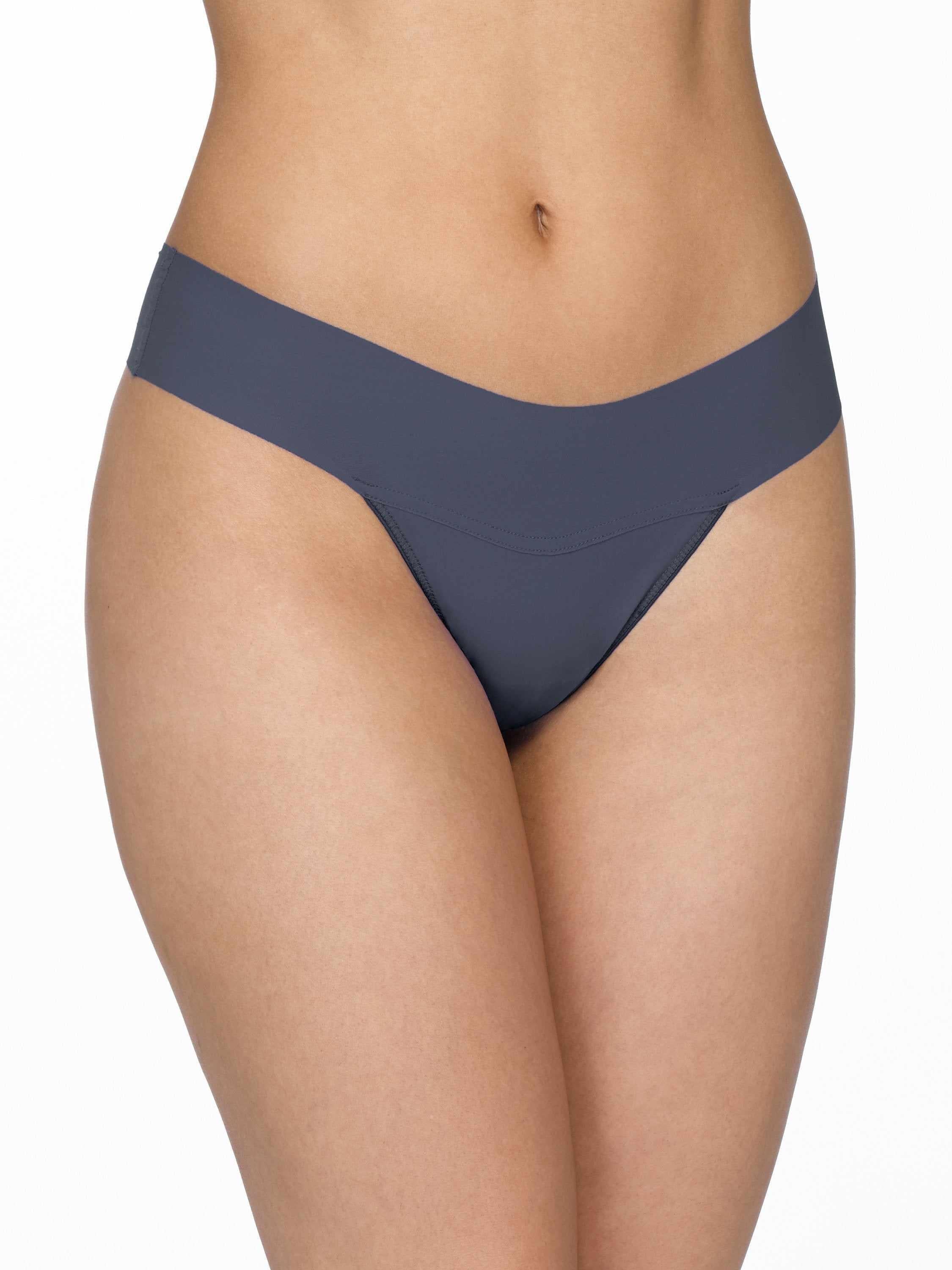 BreatheSoft? Natural Rise Thong Granite Grey