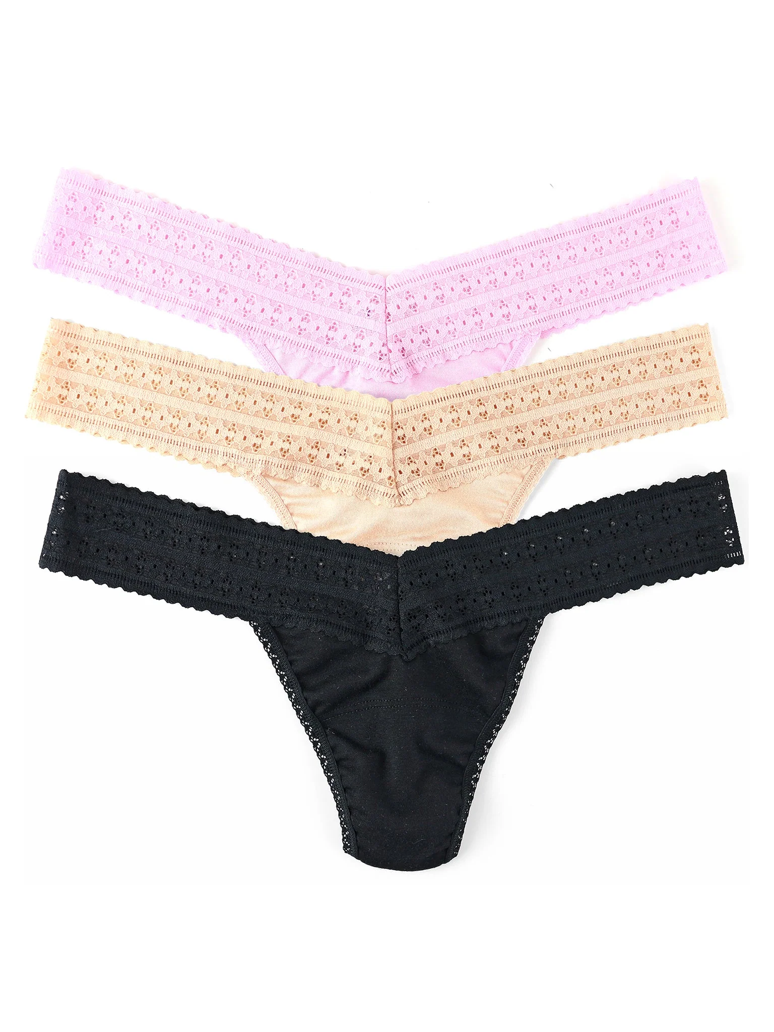 Basically Dreamy 3 Pack DreamEase? Low Rise Thongs