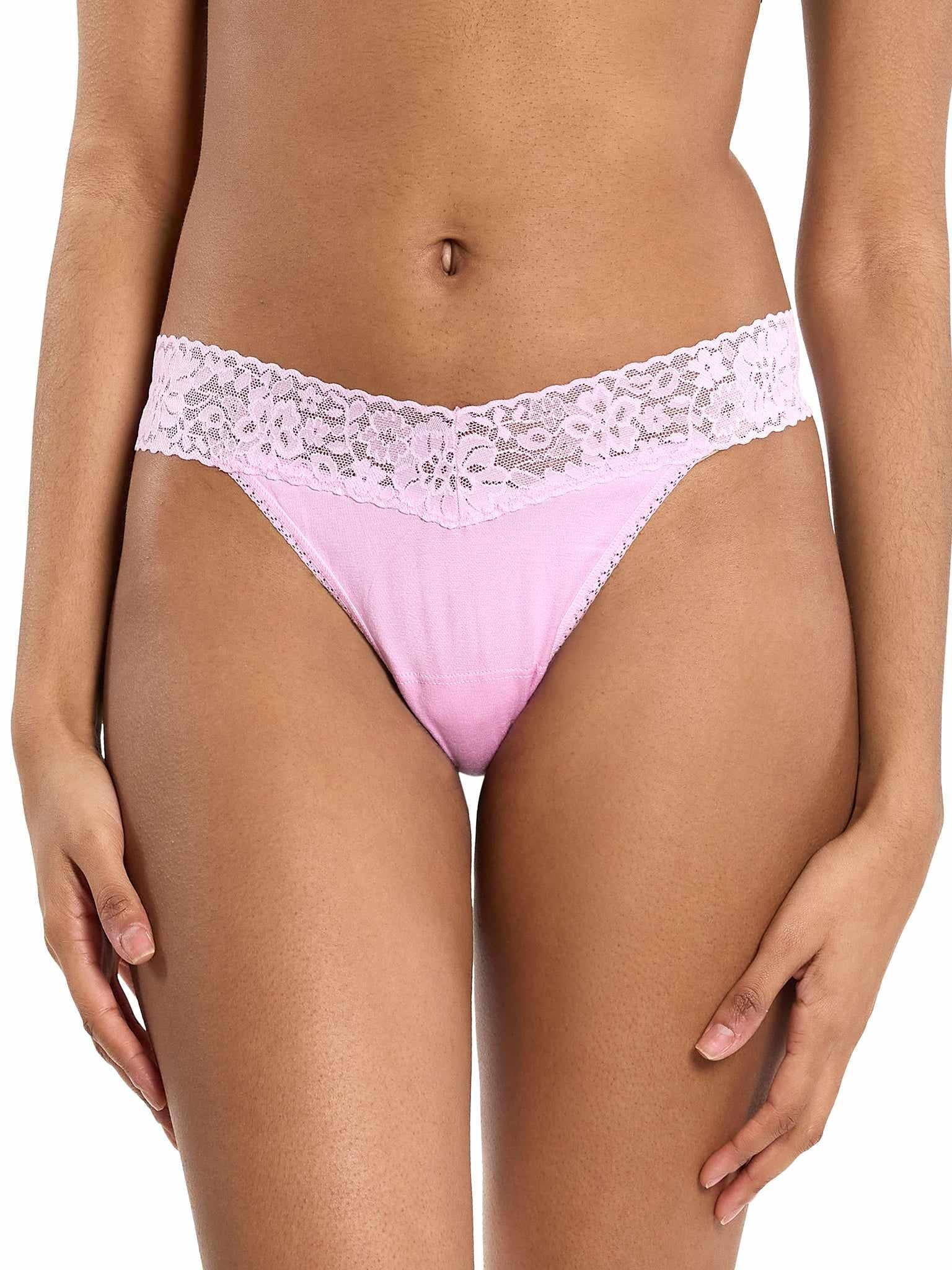 DreamEase? Original Rise Thong Cotton Candy Pink