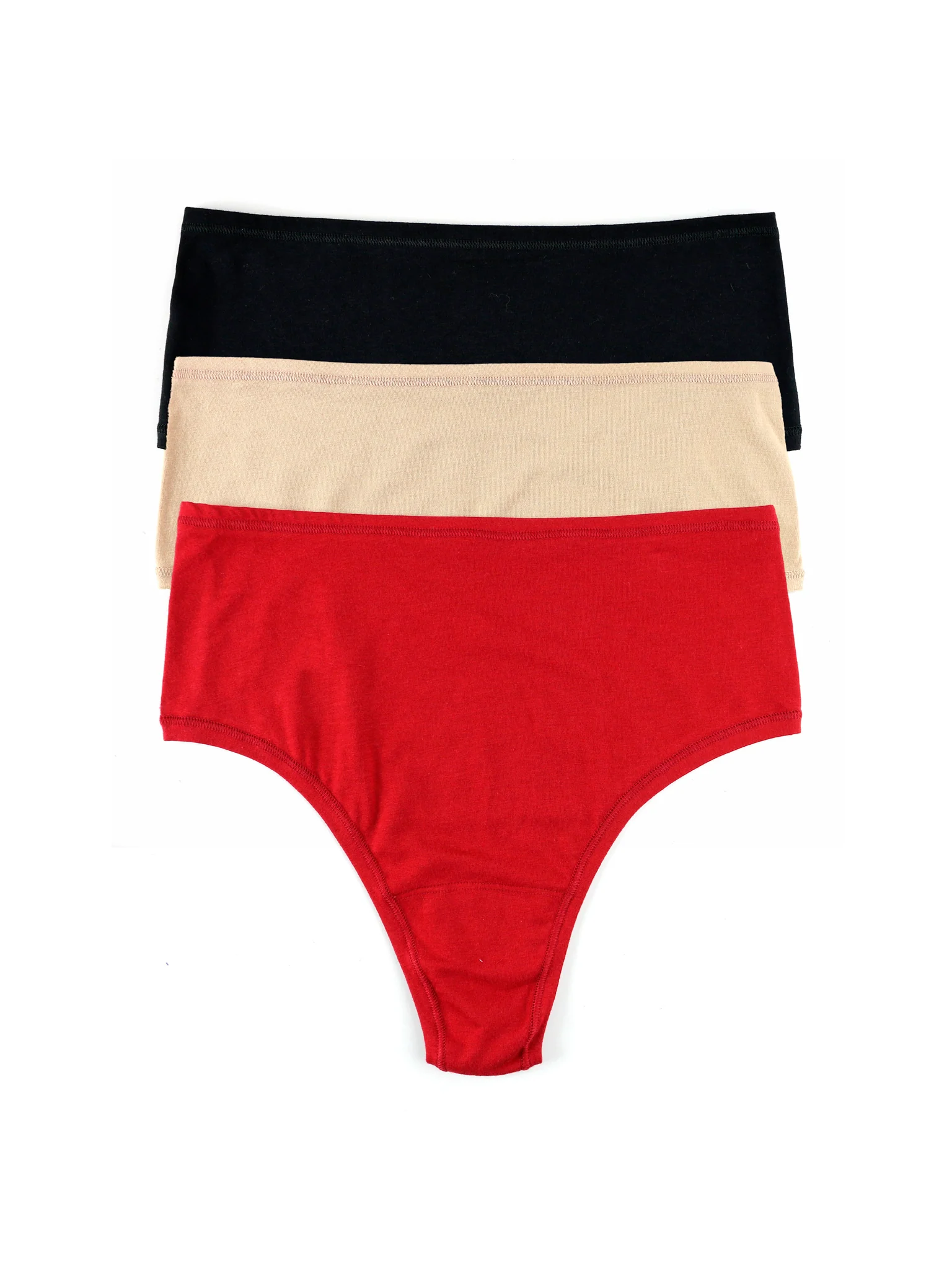 3 Pack PlayStretch? High Rise Thongs Sale