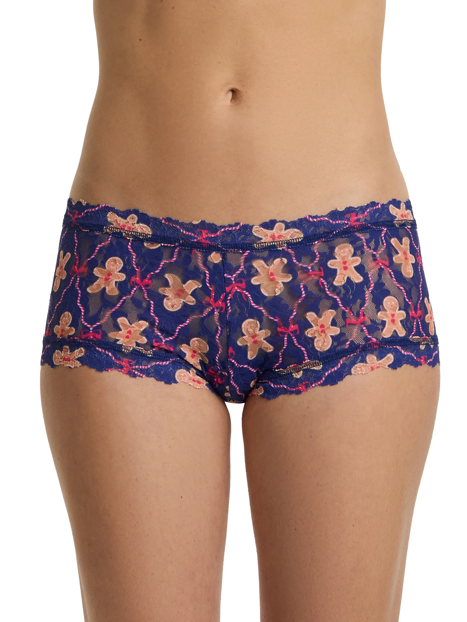 Printed Signature Lace? Boyshort Festive Gingerbread Cookies Sale
