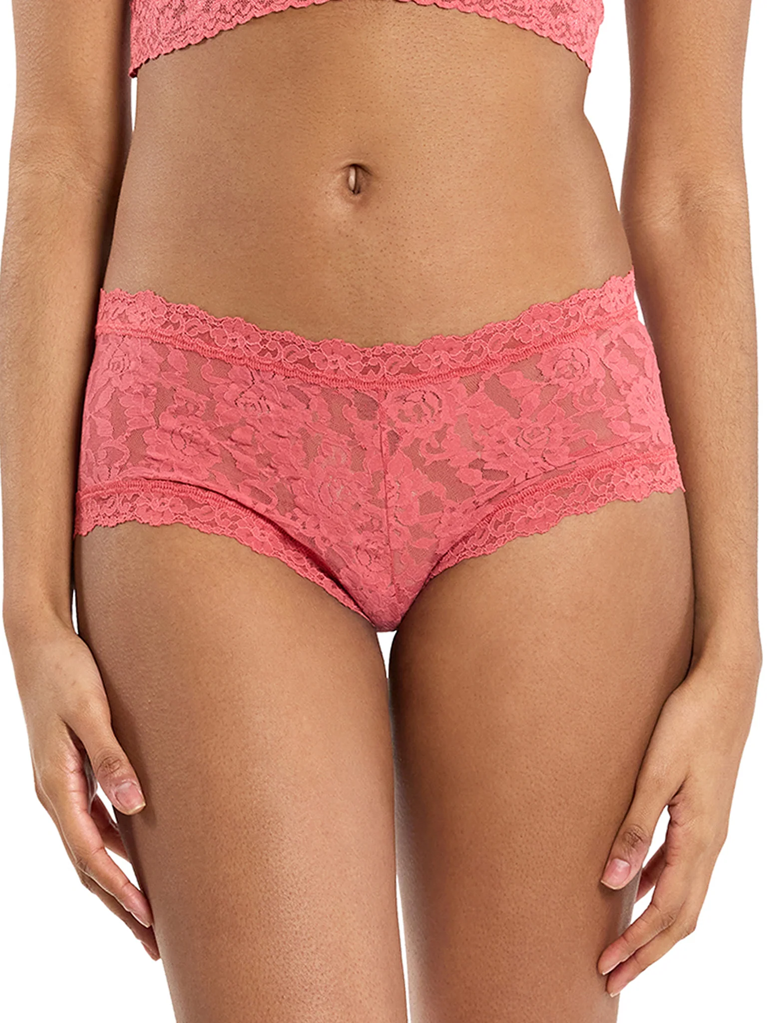 Signature Lace? Boyshort Naples Red Sale