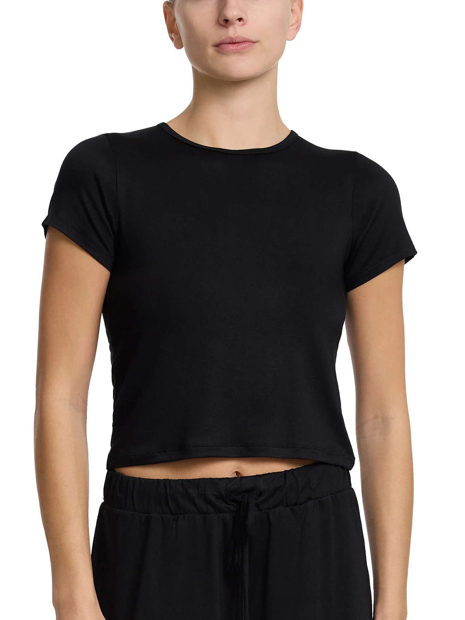 Unwind Baby Tee Black Sale