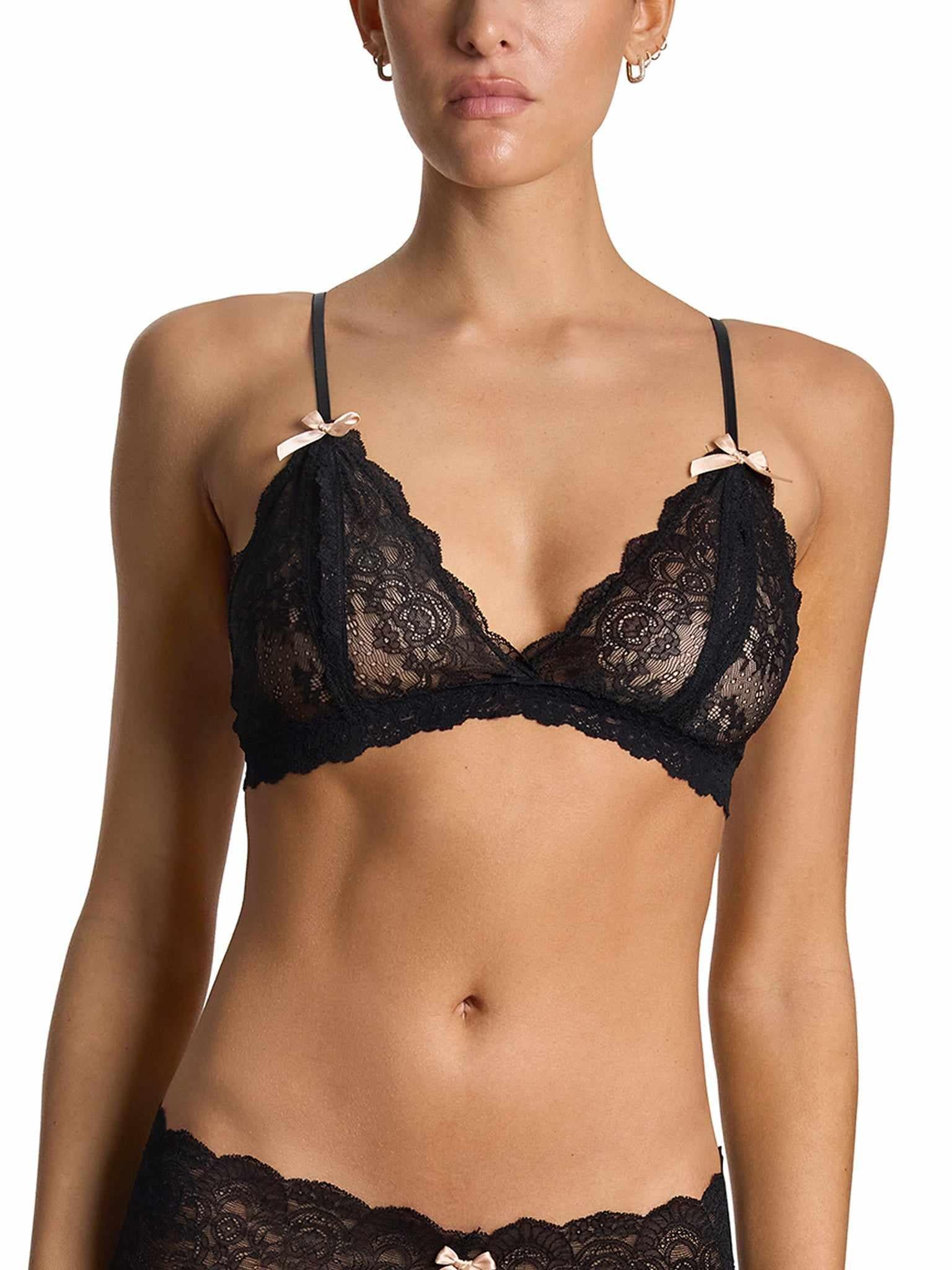 &oh? Luxe Lace Open Bralette