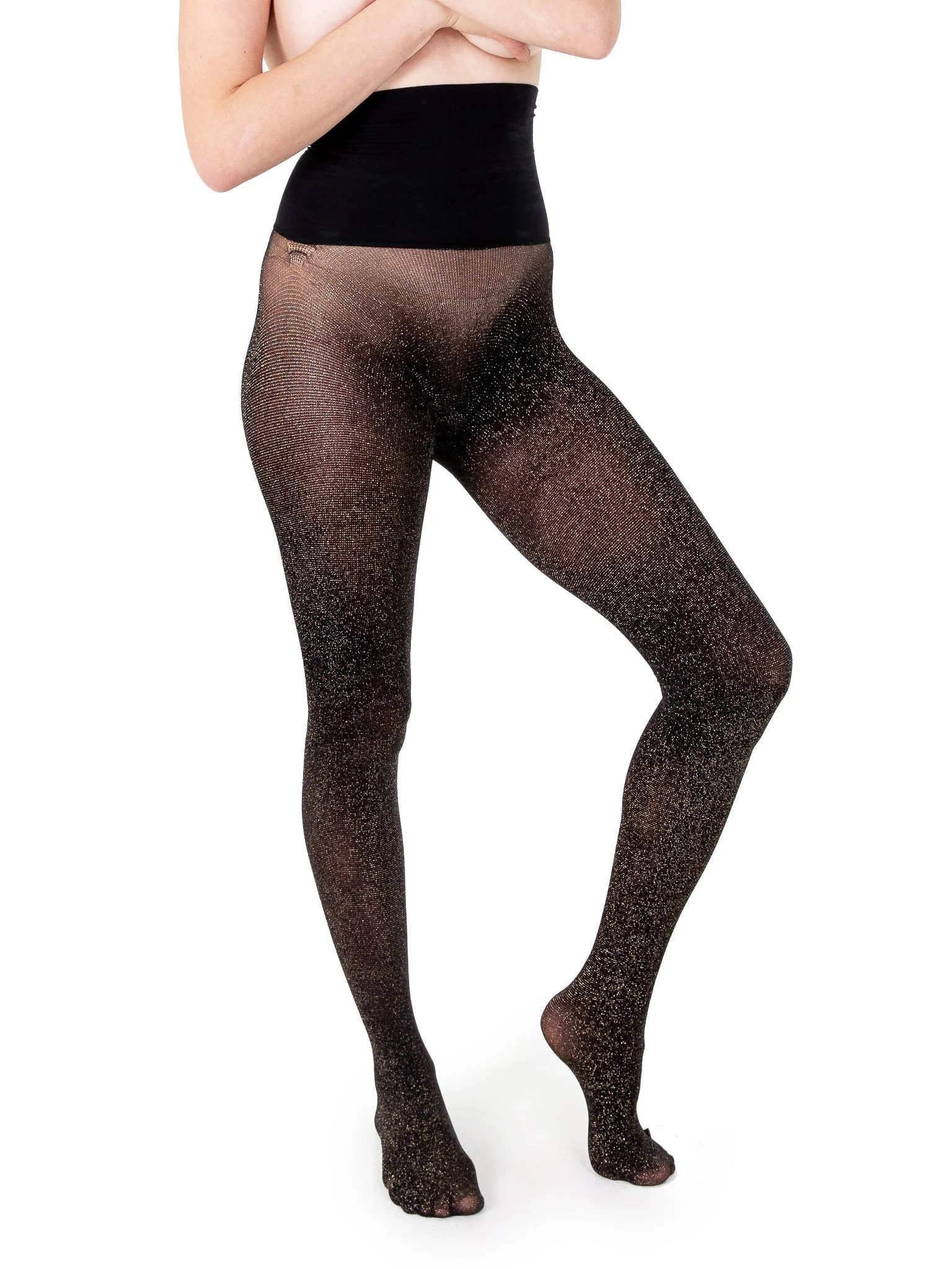 Les Belles Shimmer Noir Tights Black Sale