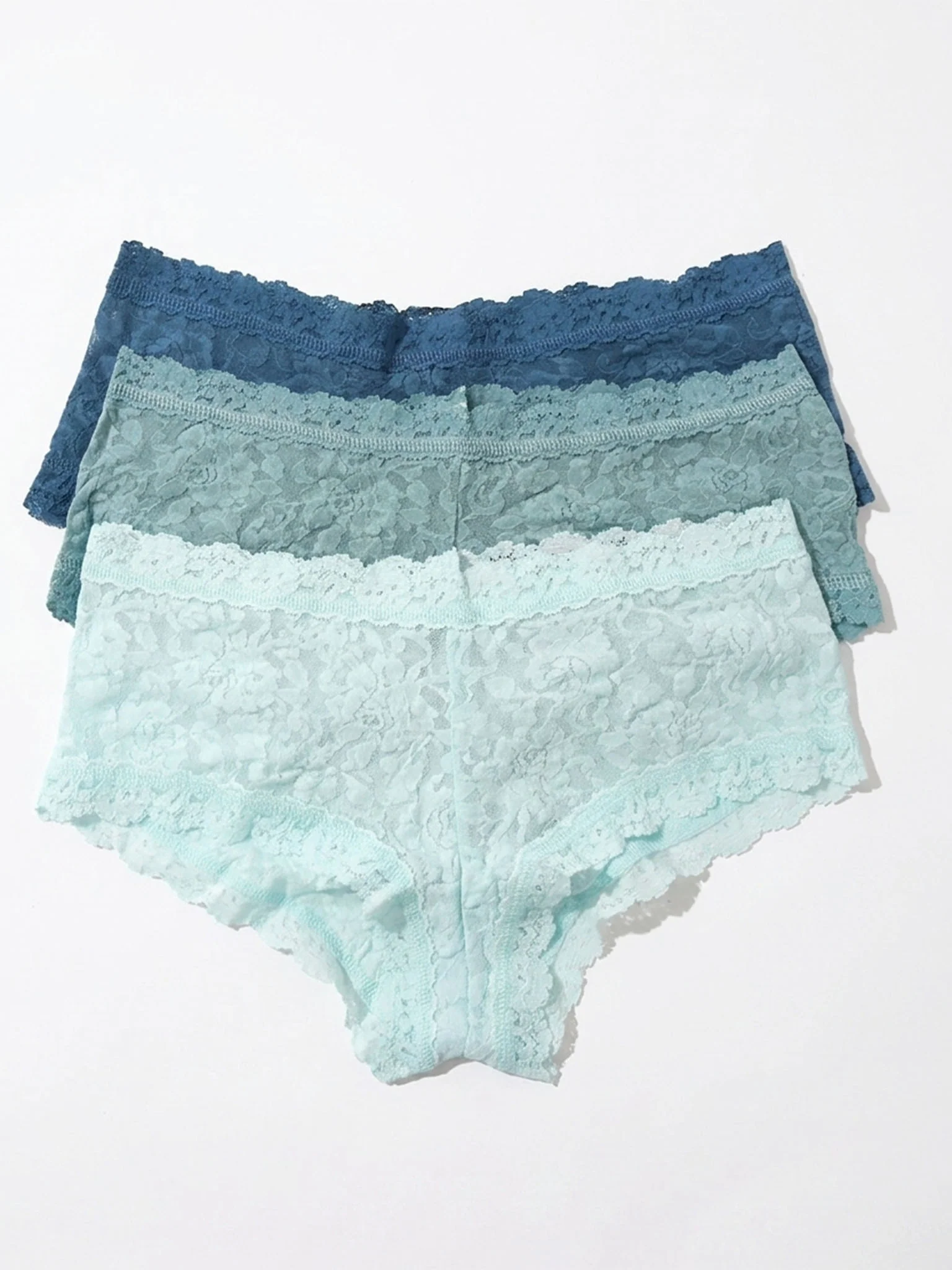 Blue Dream 3 Pack Signature Lace? Boyshorts Sale